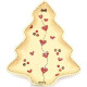 Coupelle forme Sapin de Soufflenheim Nature décor Frise Coeurs