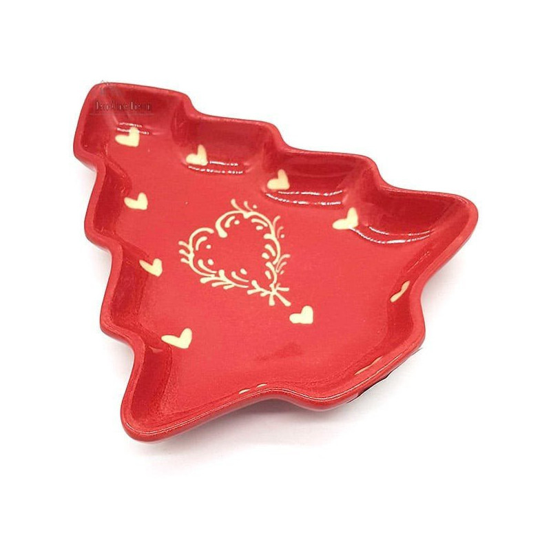 Cup Form Baumdekoration Red Heart Ivory Soufflenheim