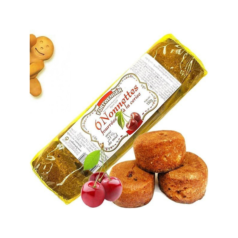 Honey Nonnettes Filled with Cherry