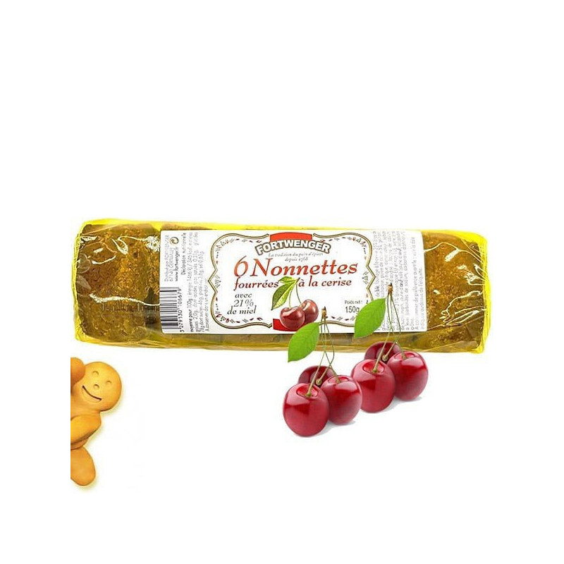 Honey Nonnettes Filled with Cherry