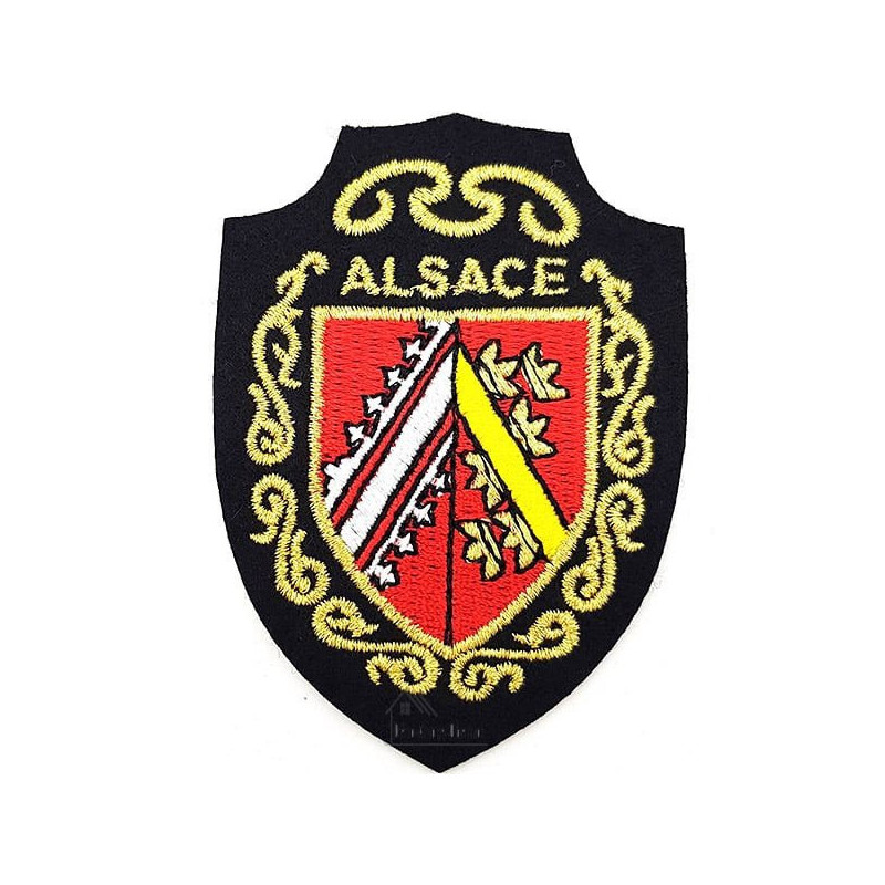 Écusson emblème Armoiries d'Alsace à thermocoller