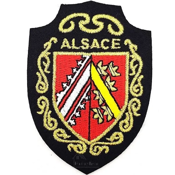 Écusson emblème Armoiries d'Alsace à thermocoller