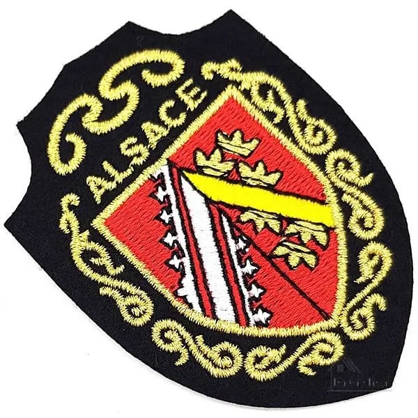 Écusson emblème Armoiries d'Alsace à thermocoller