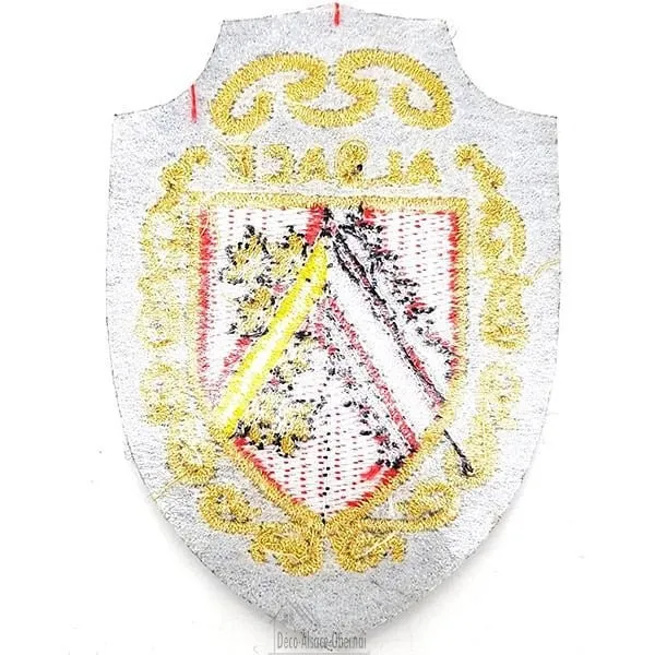 Écusson emblème Armoiries d'Alsace à thermocoller