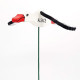 Stem Blume mit Stork Alsace artikuliert Holz