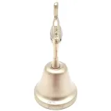 Cloche Alsace en métal argenté avec Nid de Cigogne