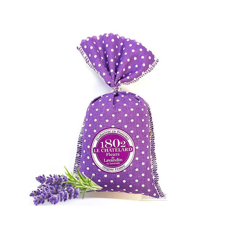 Sachet de Lavande et Fleurs de Lavandin de France