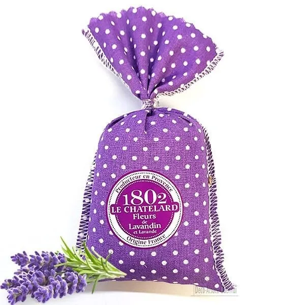 Sachet of Lavender and Lavandin Flowers from France