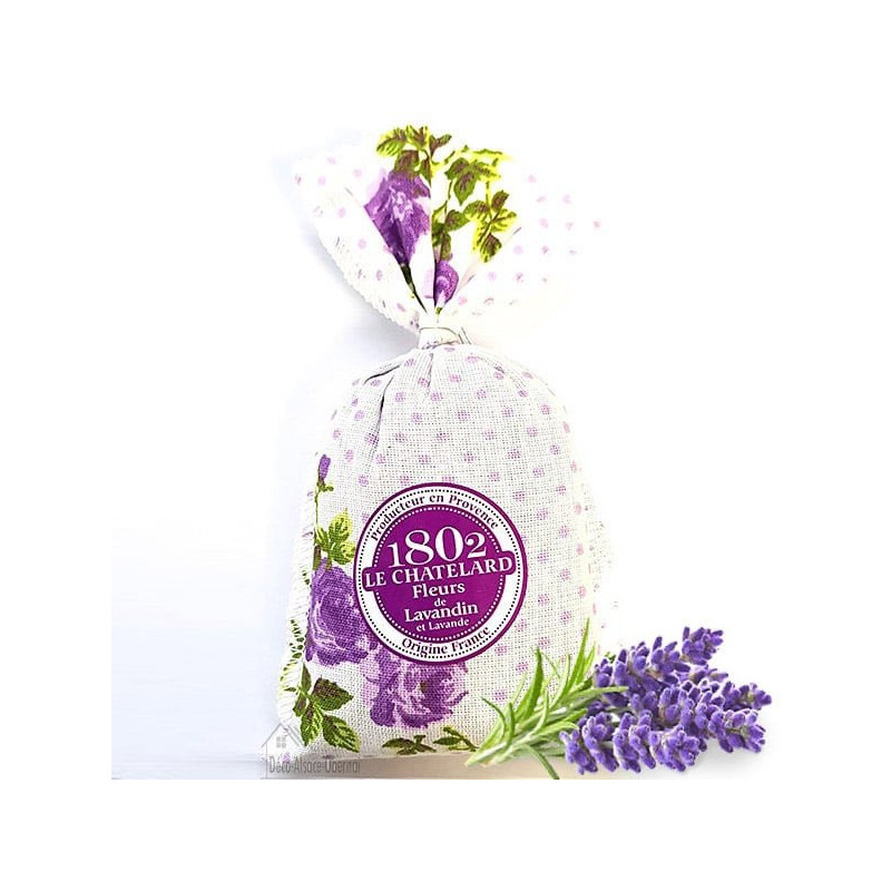 Sachet de Lavande et Fleurs de Lavandin de France