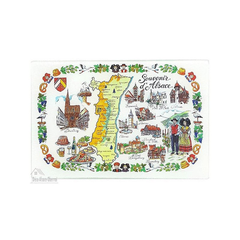 Village and Souvenirs d'Alsace cutting board