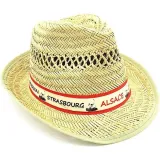 Straw Hat with Villages d'Alsace