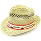 Chapeau en Paille avec Villages d'Alsace
