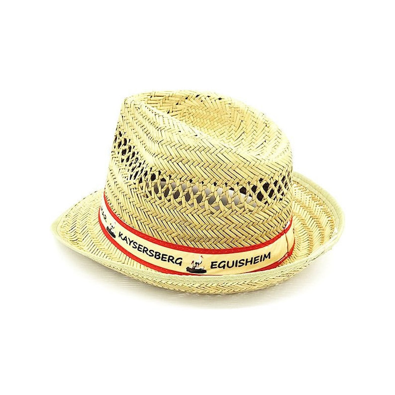 Straw Hat with Villages d'Alsace