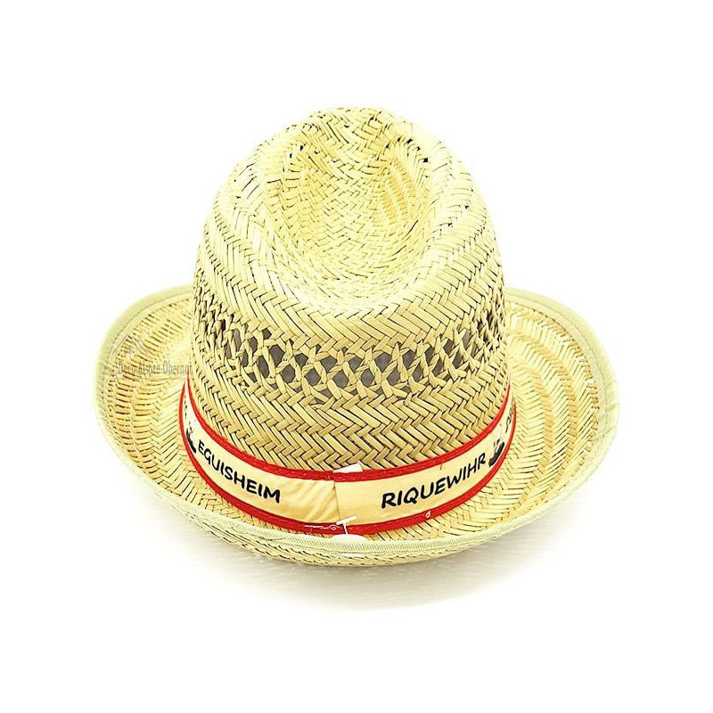 Straw Hat with Villages d'Alsace
