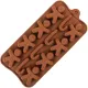 Moule en Silicone souple Bonhomme en Pain d'Épices