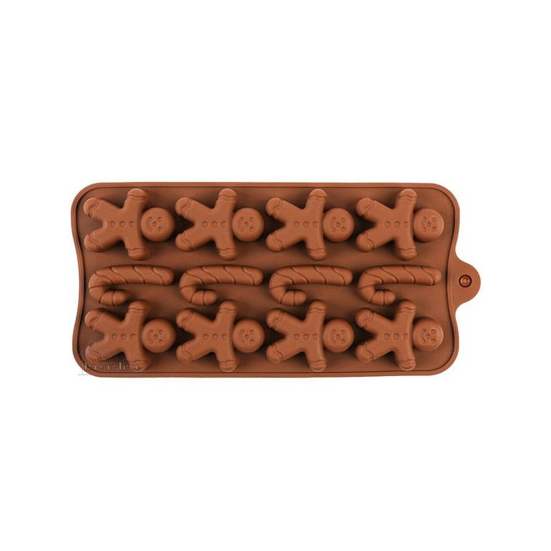 Weiche Silikonform Lebkuchen Mann