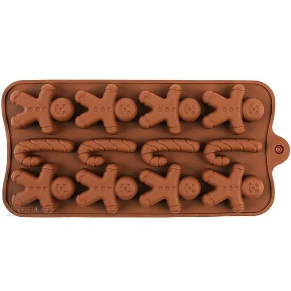 Weiche Silikonform Lebkuchen Mann