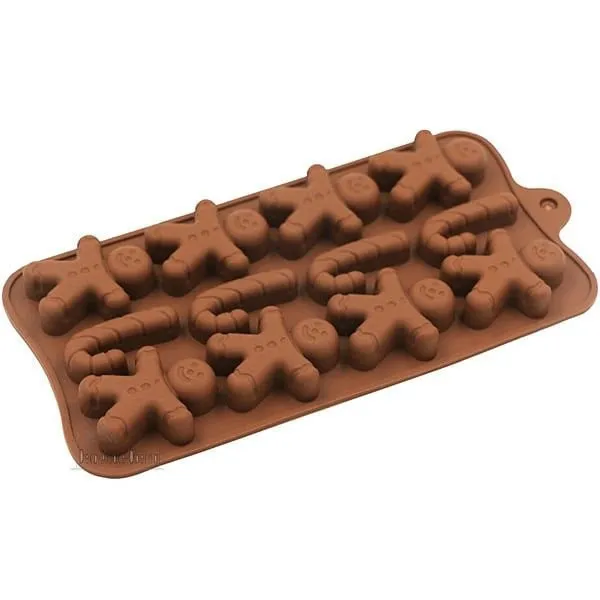 Gingerbread Man Soft Silicone Mold