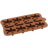 Moule en Silicone souple Bonhomme en Pain d'Épices