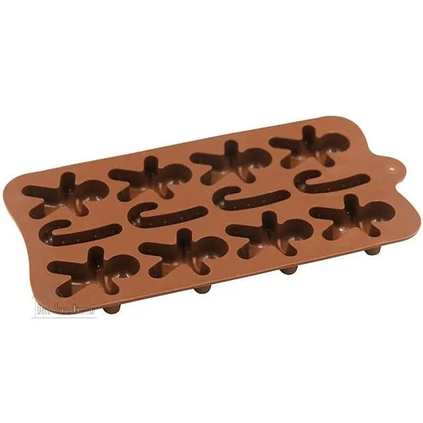 Weiche Silikonform Lebkuchen Mann