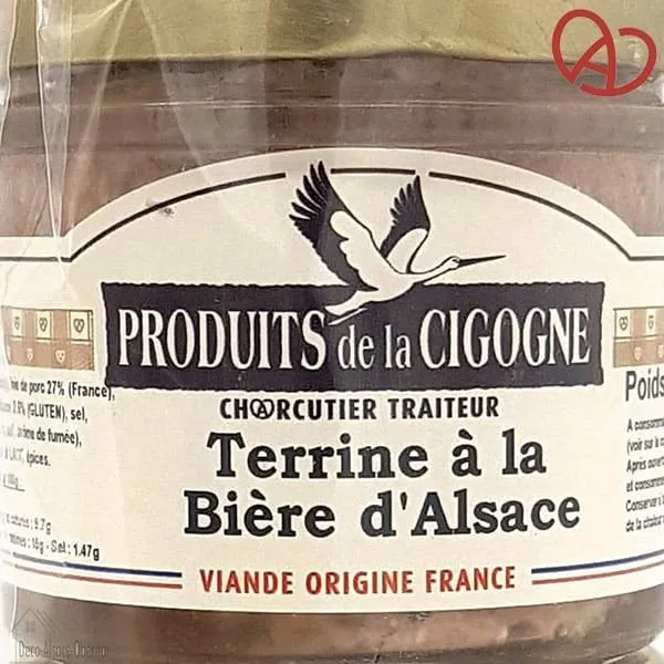 Lot of 3 Terrines d\'Alsace Artisanal 3 x 100 gr in Obernai