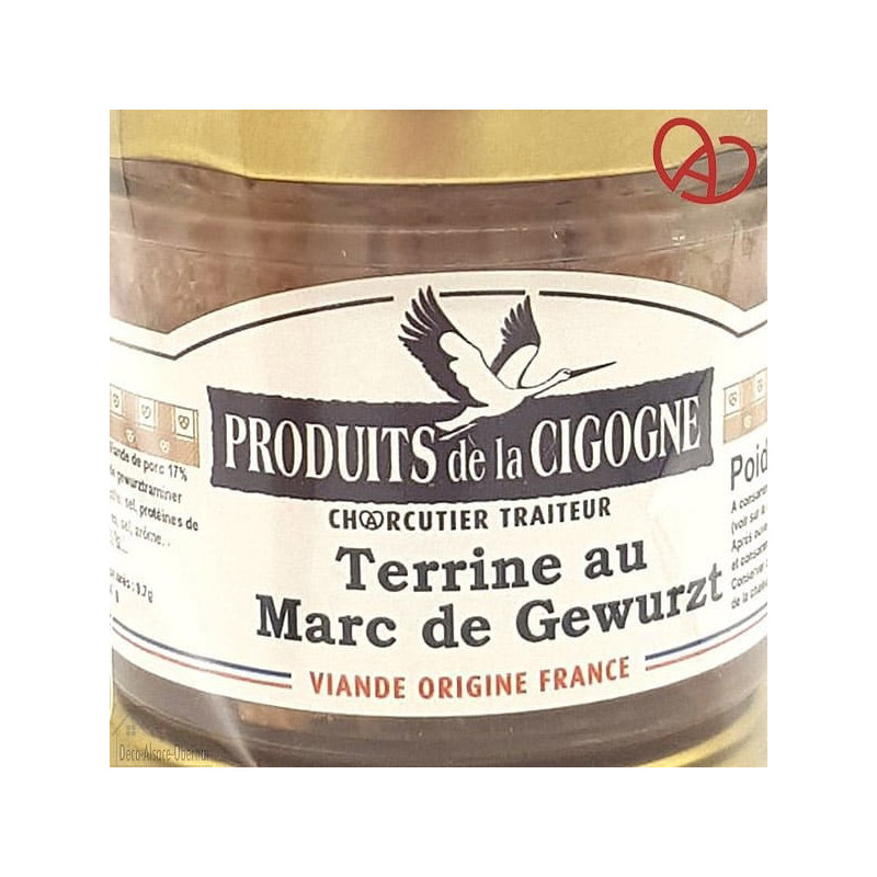 Lot of 3 Terrines d'Alsace Artisanal 3 x 100 gr