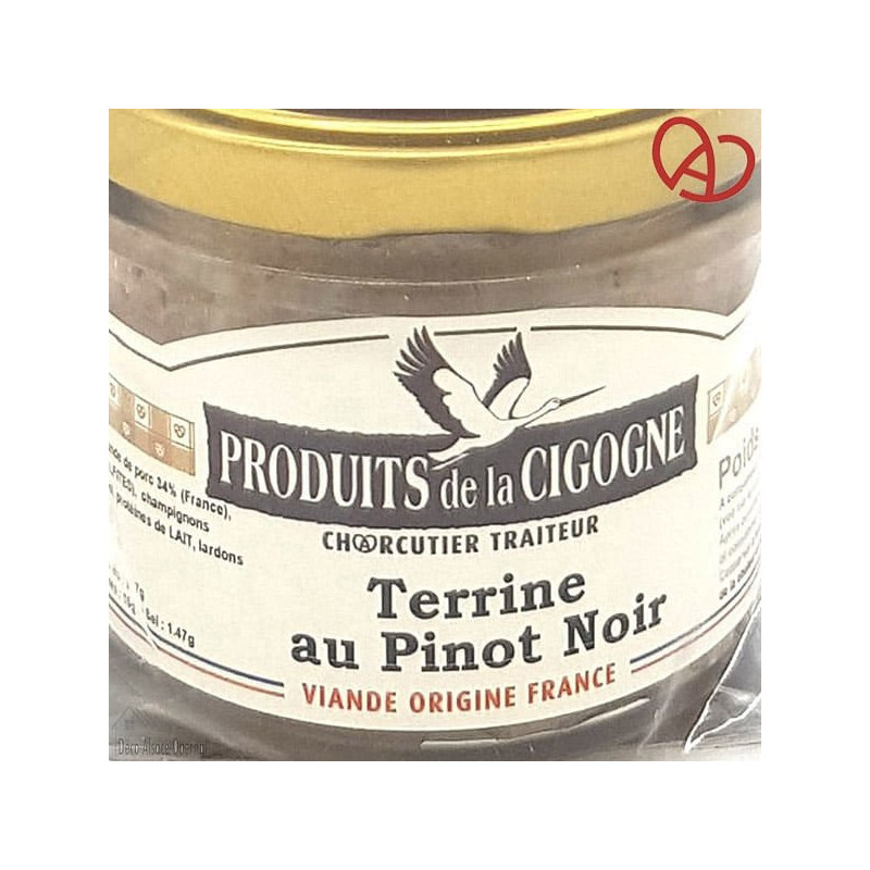 Lot of 3 Terrines d'Alsace Artisanal 3 x 100 gr