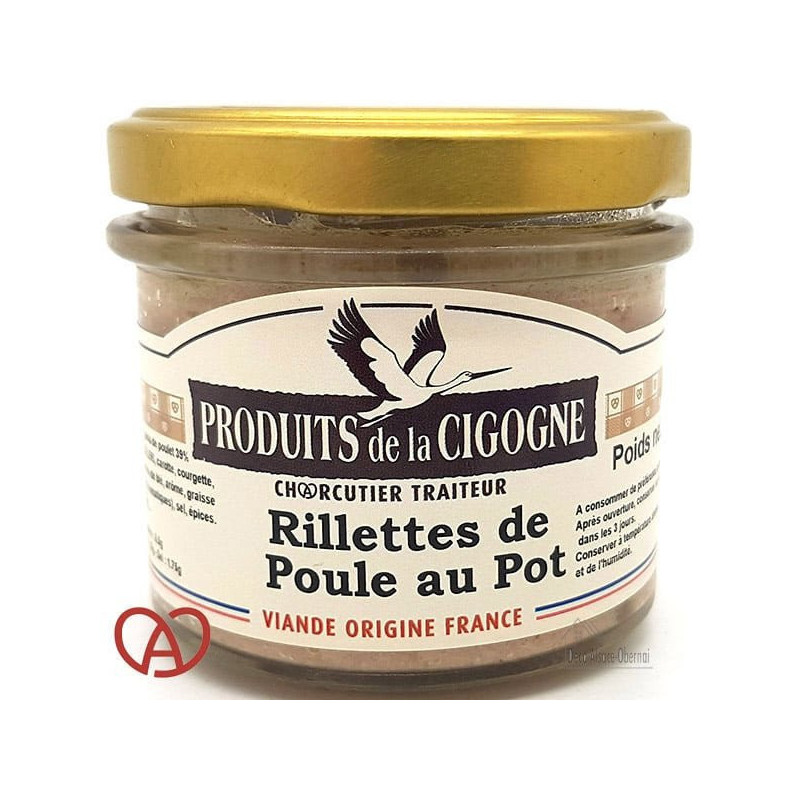 Rillettes de Poule au Pot