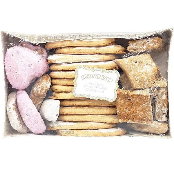 Barquette Garnie de Petites Fines, Leckerlis et Assortiments de Pains d'Epices