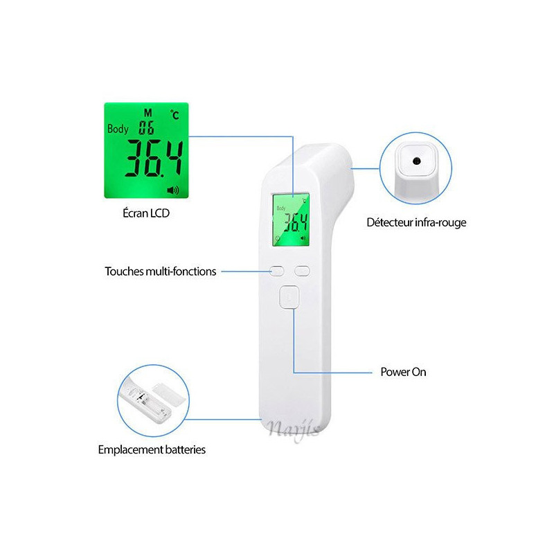 Berührungsloses Stirnthermometer