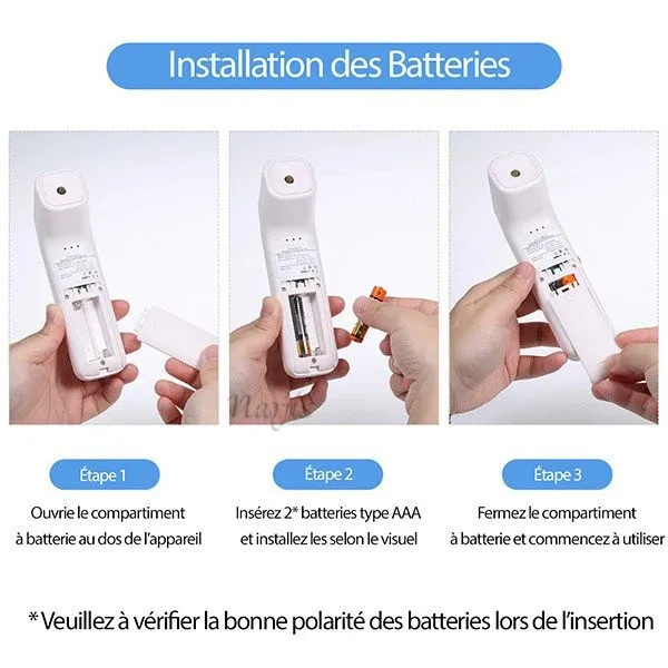 Thermomètre Frontal sans contact