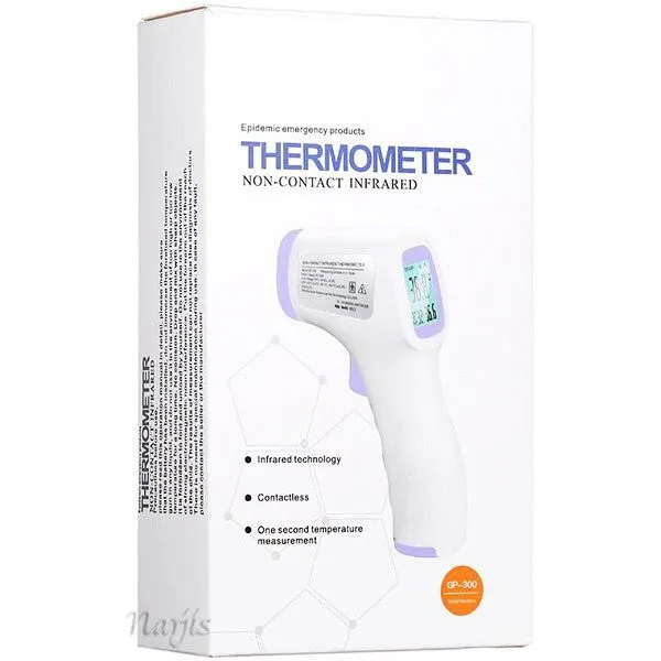Non-contact gun frontal thermometer