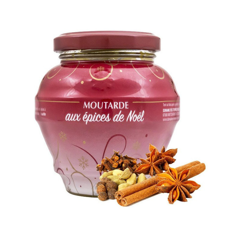 Moutarde d'Alsace au Épices de Noël