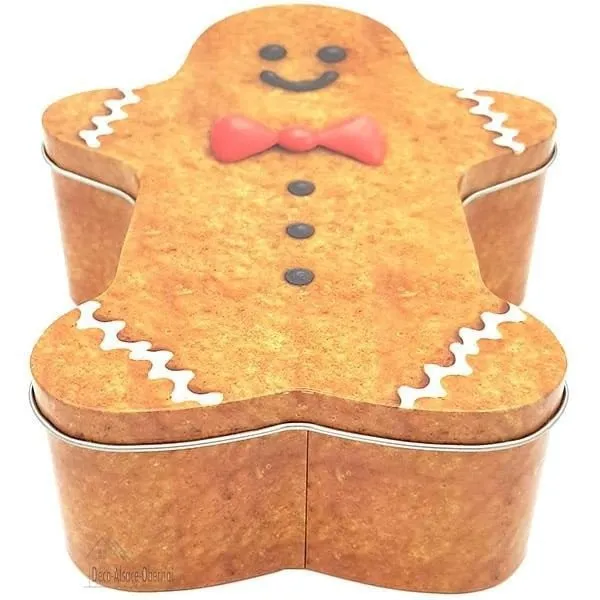 Metall Dekor Mannele Lebkuchen Box