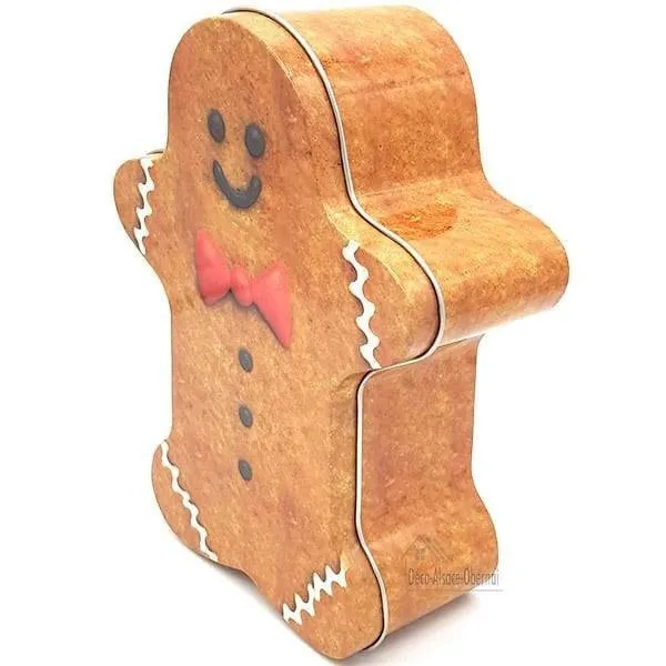Metall Dekor Mannele Lebkuchen Box