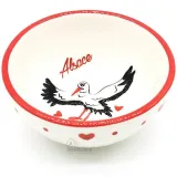 Coupelle en Céramique décor Cigogne d'Alsace