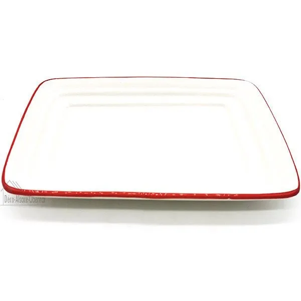 Beurrier en Céramique décor Cigogne d'Alsace