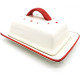 Ceramic Butter Dish Alsace stork design