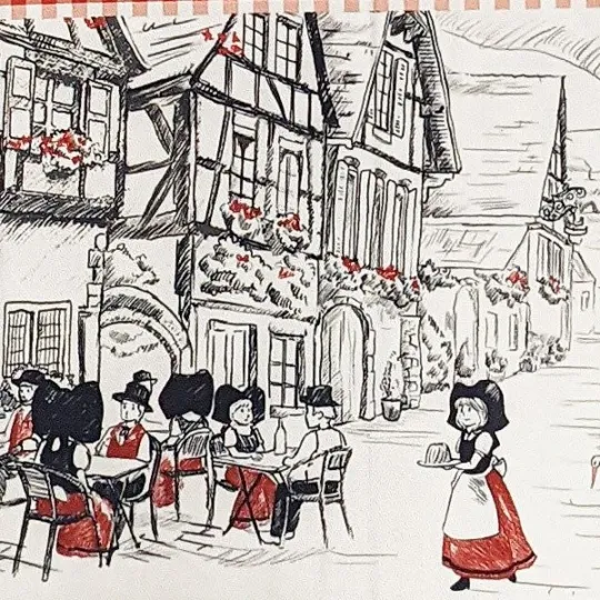 Keukenhanddoek Recept Bretzel Elzas