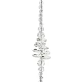 Angel Window Decoration with Pearls and Crystal Heart