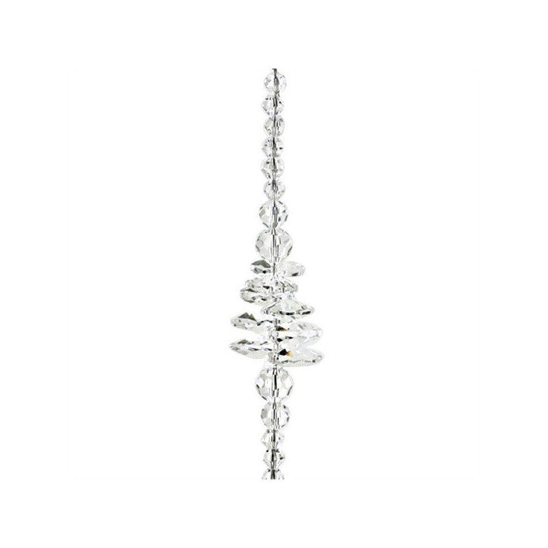 Décoration de Fenêtre Ange avec Perles et Coeur de Cristal