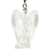 Rock Crystal Angel Pendant