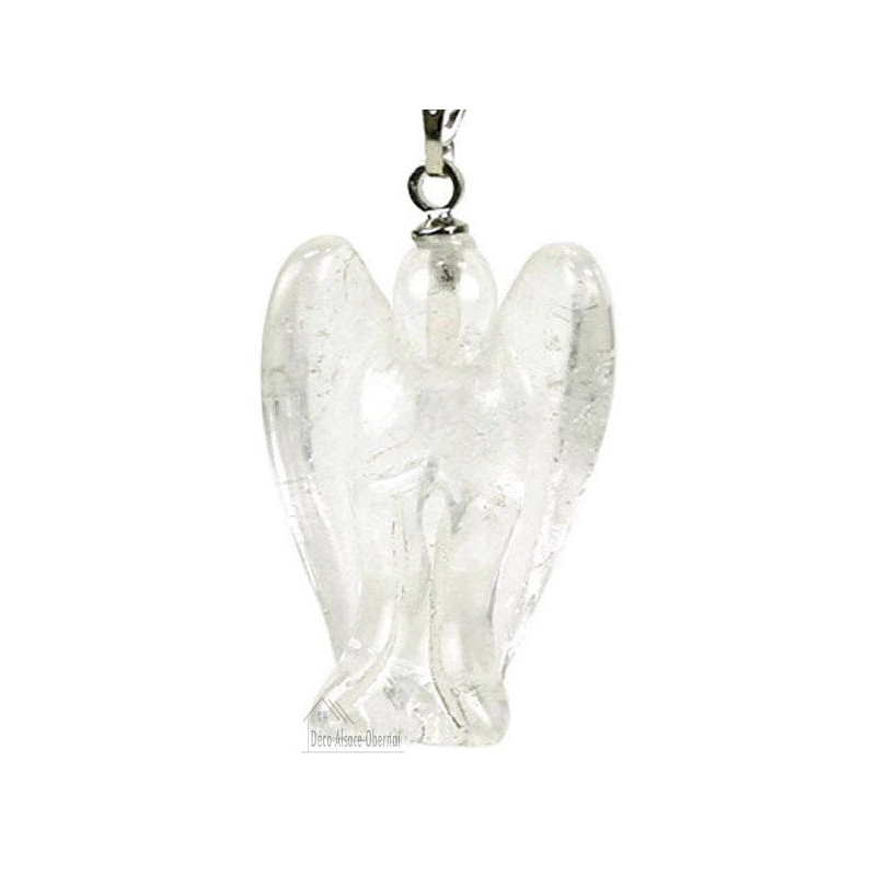 Pendentif Ange en Cristal de Roche