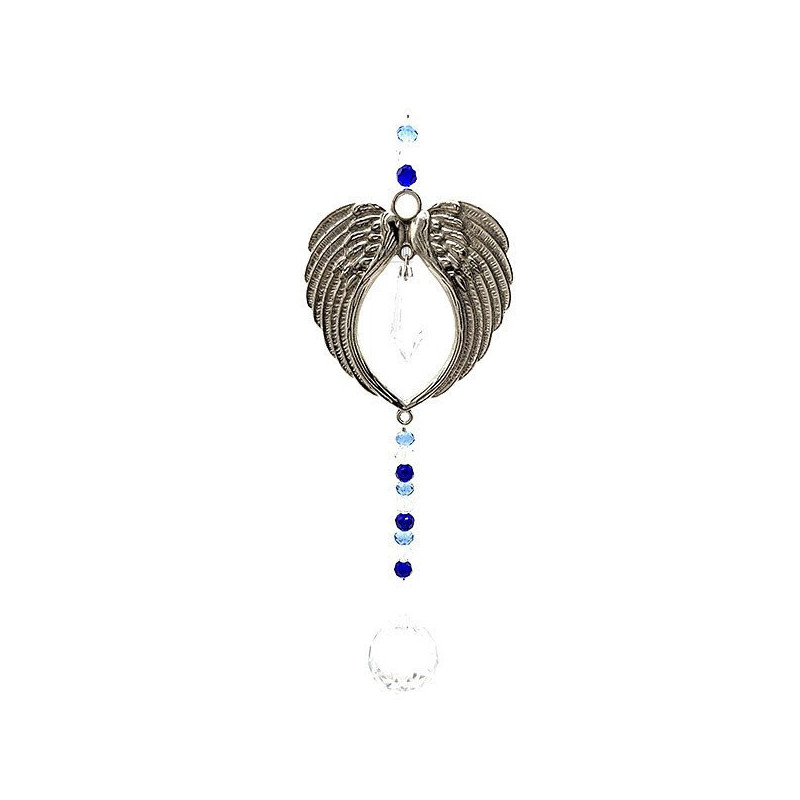 Décoration Ailes d'Ange avec sphère en Cristal