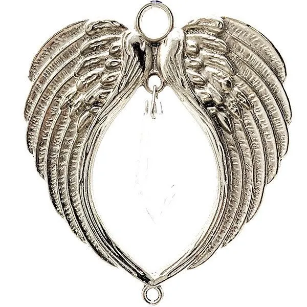 Décoration Ailes d'Ange avec sphère en Cristal