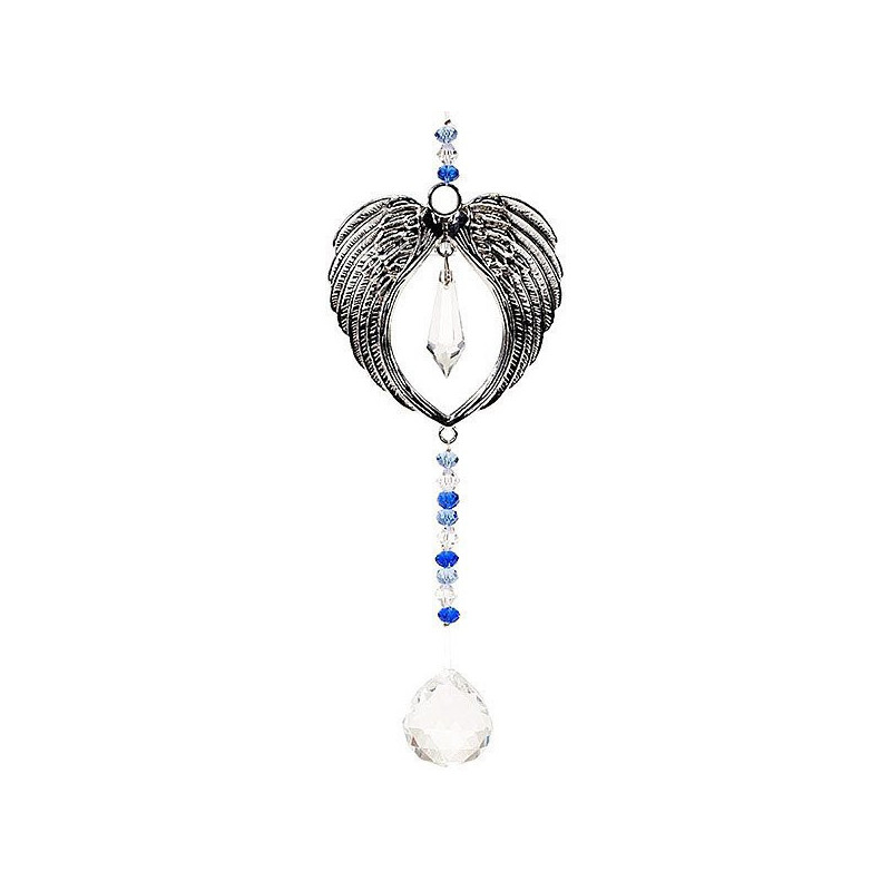 Décoration Ailes d'Ange avec sphère en Cristal
