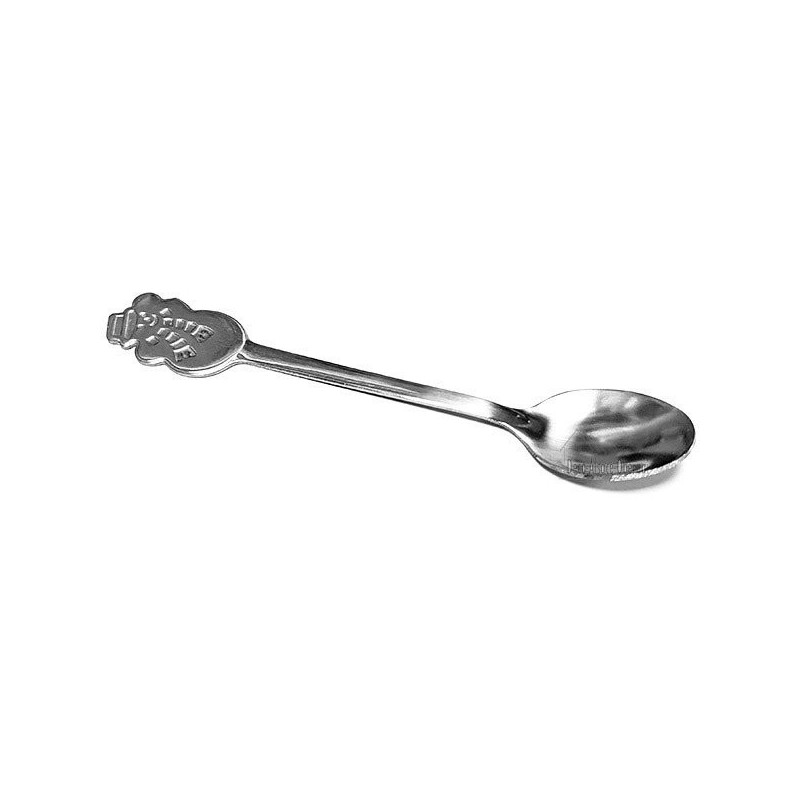 Set of 4 Steel Teaspoons with Alsatian Decorations