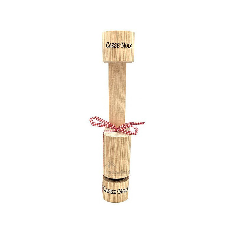 Casse Noix / Amandes / Noisette en Bois et Ruban Alsace