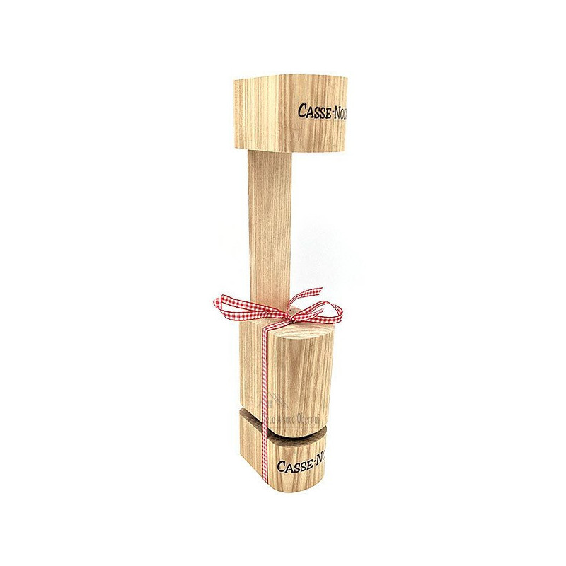 Casse Noix / Amandes / Noisette en Bois et Ruban Alsace