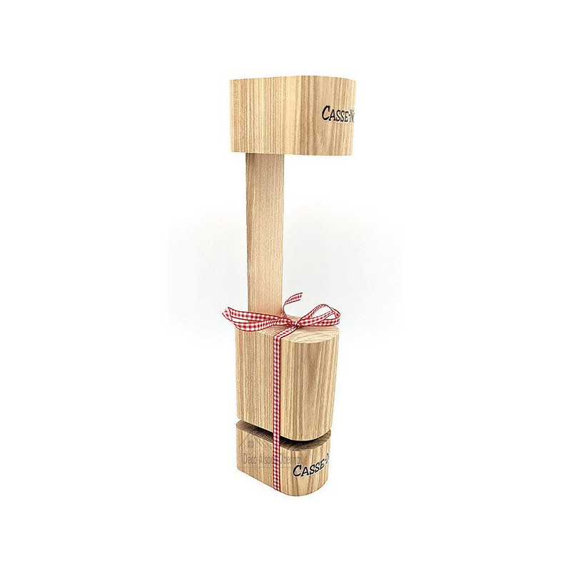 Casse Noix / Amandes / Noisette en Bois et Ruban Alsace